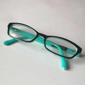 Juicy Couture BERKIN DH4 Gold Glaze Only Teal/Black Optics Reading Eyeglasses
